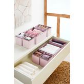 Serstil Pembe 4'lü Çekmece Düzenleyici Organizer Set Dayanıklı ve Hijyenik Kullanım İçin