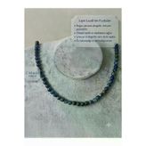 Sertifikali 6 Mm Lapis Lazuli Doğaltaş Kolye