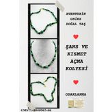 Sertifikalı Doğal Taş Şans Ve Kısmet Kolyesi