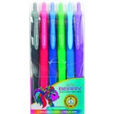 Serve Berry 0.7mm Quick Dry 6lı Jel Kalem Set / Brgel07b6kra