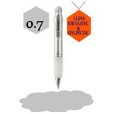 Serve Deep Versatil Metalik Tükenmez Kalem, Gümüş, 0.7mm