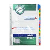 Serve Karton Seperatör 20 Renk 20 Parça Ölçülerle Klasör İçin Pratik Çözüm