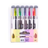 Serve Likit Fosforlu Kalem - Pastel Renkler - 6lı Set
