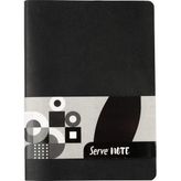 Serve Note Defter 15X21cm Çizgili Siyah Not Defteri