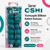 Serve Oshi Yumuşak Silikon Kalem Kutusu – Toz Tutmaz Esnek Tasarım 4 Renk Seçenekli 1 Adet - Petrol Yeşili