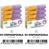 Serve Steps Silgi Pastel Hrd Sar-Lavanta 2li Pet (2 paketi)