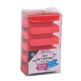 Serve Steps Tekli Fosforlu Kırmızı Silgi