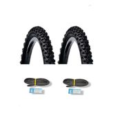 Service 24 Jant Bisiklet Lastik Seti 2 Dış Lastik 2 İç Lastik 24x1.95 / 2.125 MTB Dağ Bisikleti Lastik Seti