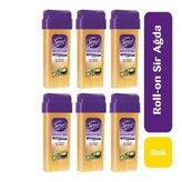 Sesu 6x100 ml Normal Ciltler Natürel Rollon Sir Ağda