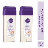 Sesu Normal Ciltler 100 ml x 2 Adet Soft Roll-On Sir Ağda