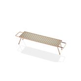 Setabianca Bakır Renkli Kulplu Sunum Tepsisi 11X48Cm