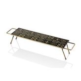 Setabianca BRONZ RENKLİ KULPLU SUNUM TEPSİSİ 11x48cm