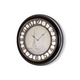 SETABIANCA Time Duvar Saati Ancient On Mirrors Siyah 50 cm