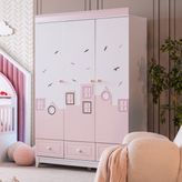 Setay City 3 Kapaklı Pembe Dolap