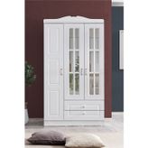 Setay Country West Mdf Ön Yüzeyli 3 Kapılı Beyaz Dolap