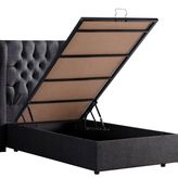 Setay Mobilya 100x200 cm Antrasit Baza ve Başlık Seti