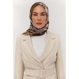 Setrms Sanatsal Floral Twill Eşarp