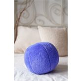 sevaradekor Peluş Top Yastık Mor