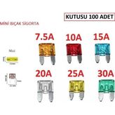 Sevgent Mini Bıçak Sigorta 30 Amper