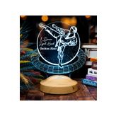 Sevgi Lambası Karate Tekvando Judo Sporcuya 3d Led Lamba