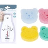 Sevi Bebe Bebek Banyo Seti(Banyo Şapkası+Banyo Derecesi+Banyo Süngeri+Kavramalı Makas)