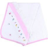 Sevi Bebe Bebek Havlu 9887 - Beyaz - Pembe