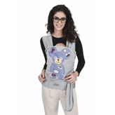Sevi Bebe Bel Destekli Giymeli Gri Sling