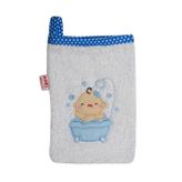 Sevimli Bebek Banyo Lifi & Kesesi Mavi