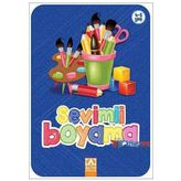 Sevimli Boyama Lacivert - Kollektif