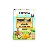 Sevimli Ciftlik Hayvanlari Boyama Kitabi (3 Boyutlu)