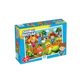 Sevimli Dostlar Lisanslı 100 Parça 34x24cm Çocuk Puzzle Yapboz Serisi