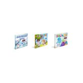 Sevimli Hayvan serisi 3' lü set / 3 Boyutlu Hareketli Kitap