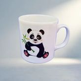 Sevimli Panda Tasarımlı Seramik Kupa Bardak Hediye