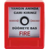 Sevimsel Yangın Alarm İkaz Butonu