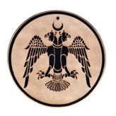 Seyhan Askeri Malzeme SELÇUKLU Kartalı Deri PEÇ - Arma - Patch
