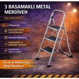 Sgs 3 Basamaklı Metal Merdiven 1133