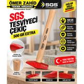 Sgs Extra Tesviyeli Çelik Çekiç 500 Gr