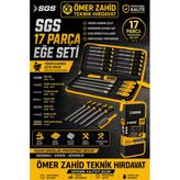 Sgs Profesyonel 17 Parça Eğe Seti