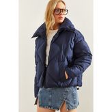 Shade Kadın Oversize Şişme Mont - Lacivert - 36