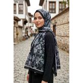 Sharell Fransız İpeği Şal (Siyah) 251-111