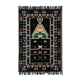 Shark Anadolu Seccade Kilim 16 Siyah