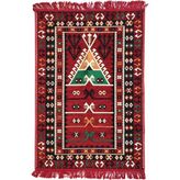 Shark Anadolu Seccade Kilim 4 - Kırmızı