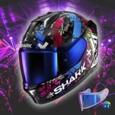 Shark Skwal İ3 Hellcat Kapalı Kask - Mavi