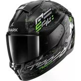 Shark Yeşil Siyah 0338 Shark Ridill 2 Molokai Kapalı Kask