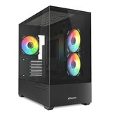 Sharkoon MK6 RGB Fanlı Siyah Micro ATX Gaming Bilgisayar Kasası
