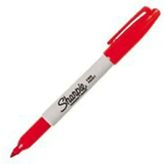 Sharpie 1741832 Kırmızı Yuvarlak Uç Permanent Kalem