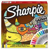 Sharpie Fine Permanent 20li Karışık Kutu Gergedan Markör Kalem Seti