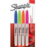 Sharpie Fine Permanet Canlı Renkler 4'lü Markör