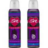 She 2 Adet She Is Angel Kadın Deodorant- 150 Ml