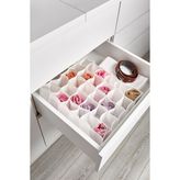 She Berrak Çekmece Içi 30 Gözlü Petek Organizer Type 0 Kumaş Beyaz 40 x 35